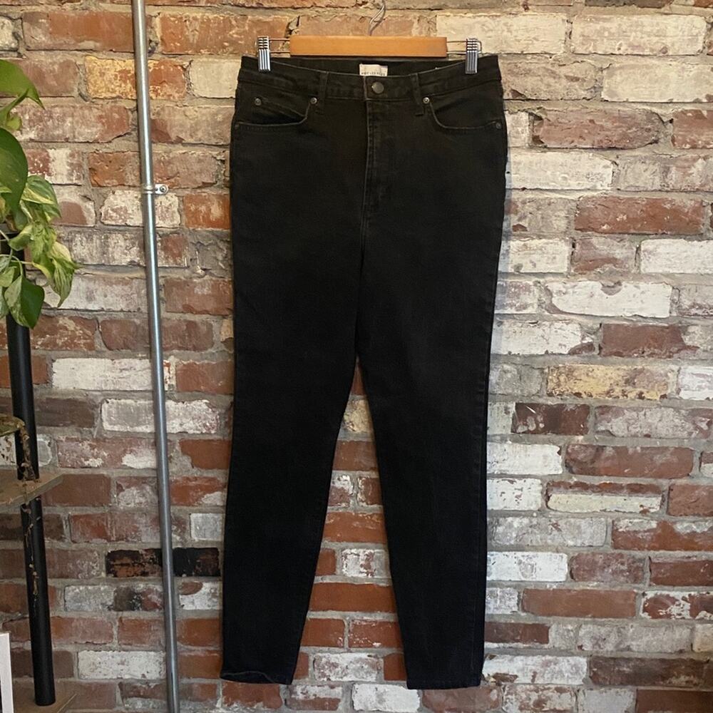 Avec Les Filles Black 'Hot Girl' Skinny Jeans Size 30
